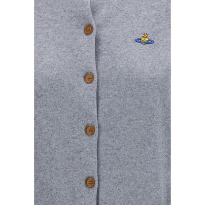 Gray Cotton Cardigan