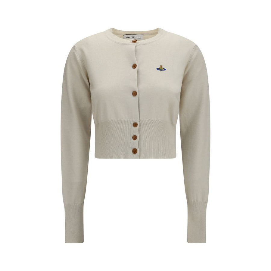 White Cotton Cardigan