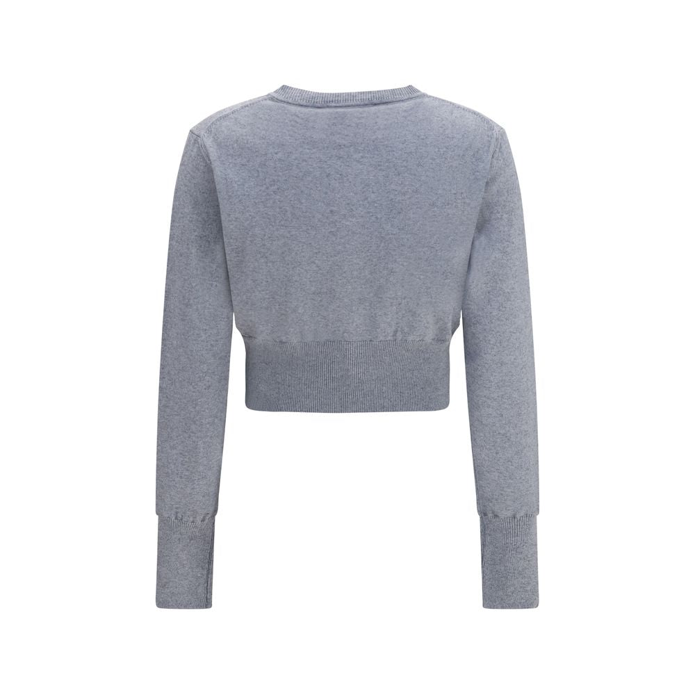 Gray Cotton Cardigan
