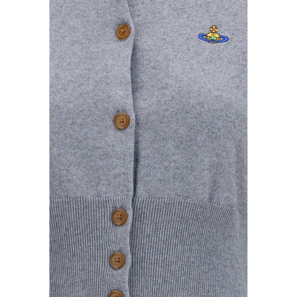 Gray Cotton Cardigan