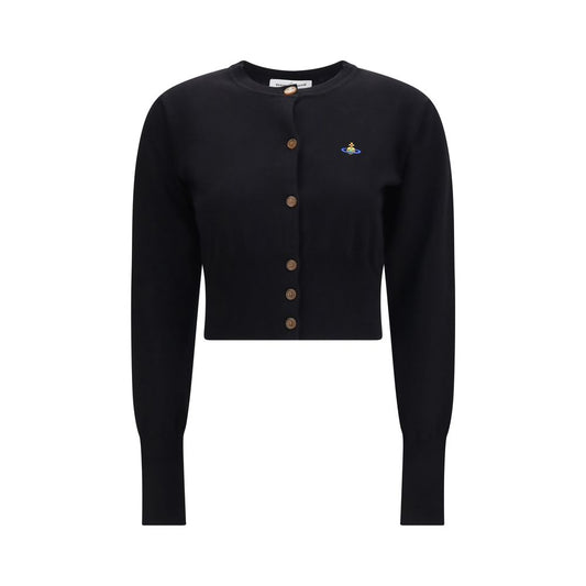 Black Cotton Cardigan