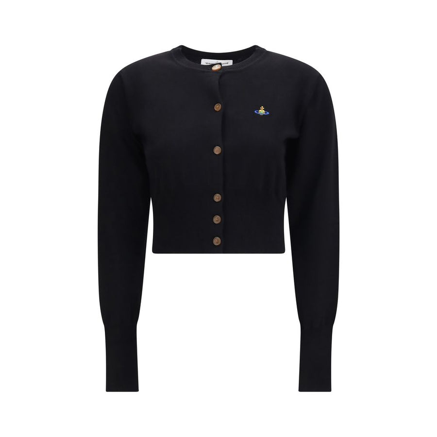 Black Cotton Cardigan