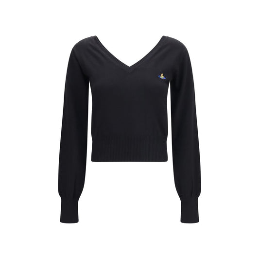 Black Cotton Sweatshirt