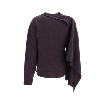 Brown Wool Oves Aries Cardigan