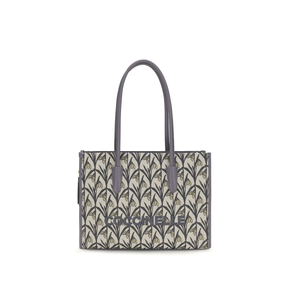 Gray Fabric Shoulder Bag