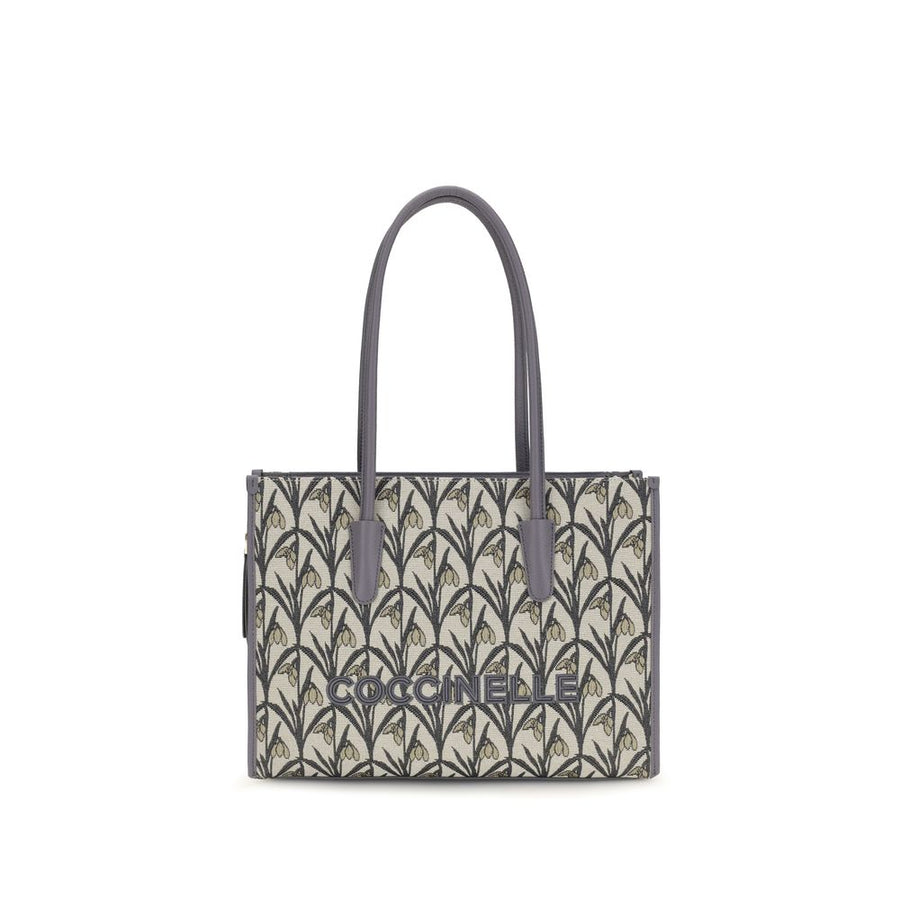 Gray Fabric Shoulder Bag