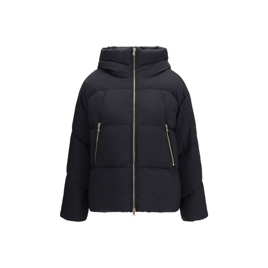 Black Nylon Full-Length Jacket