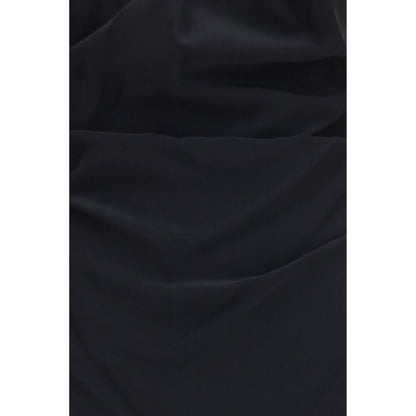 Black Viscose Casual Dress