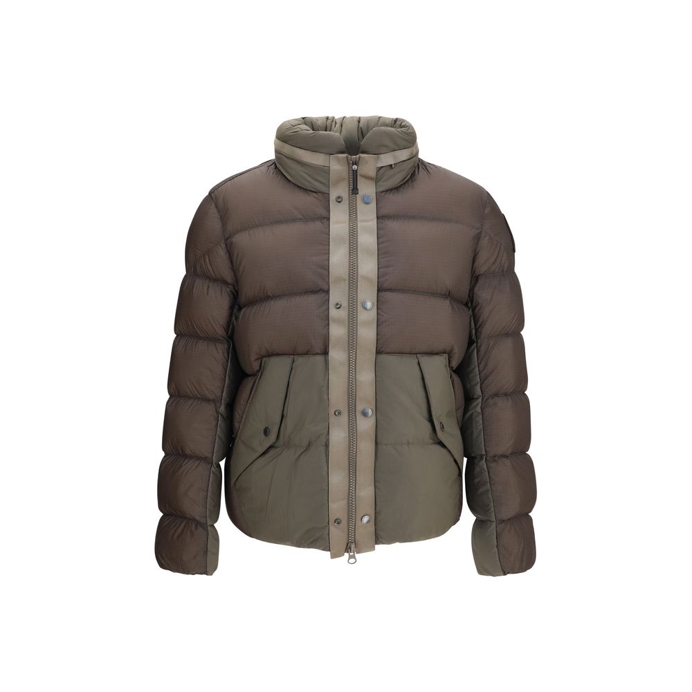 Bicolor Polyamide Full-Length Jacket