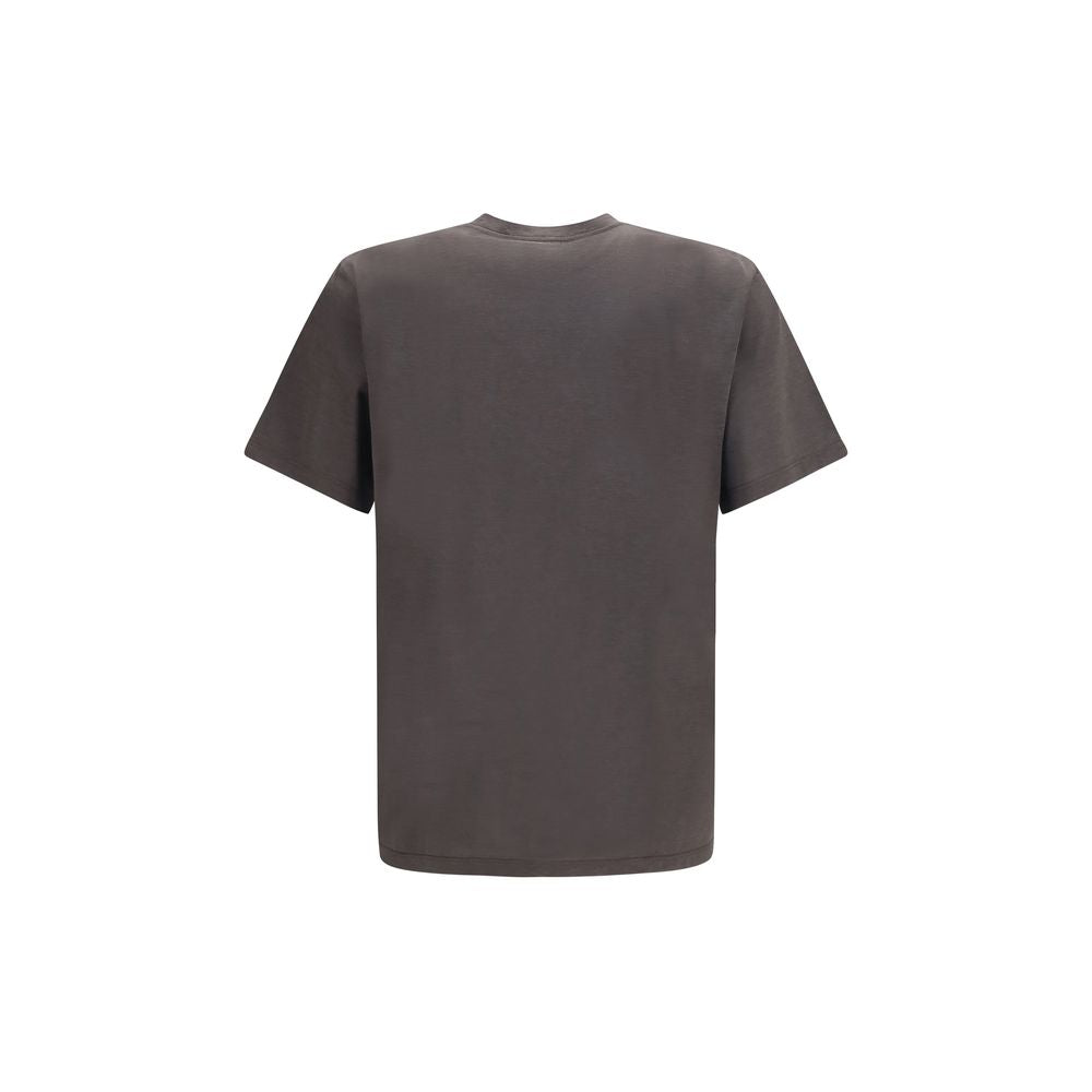 Brown Silk T-Shirt