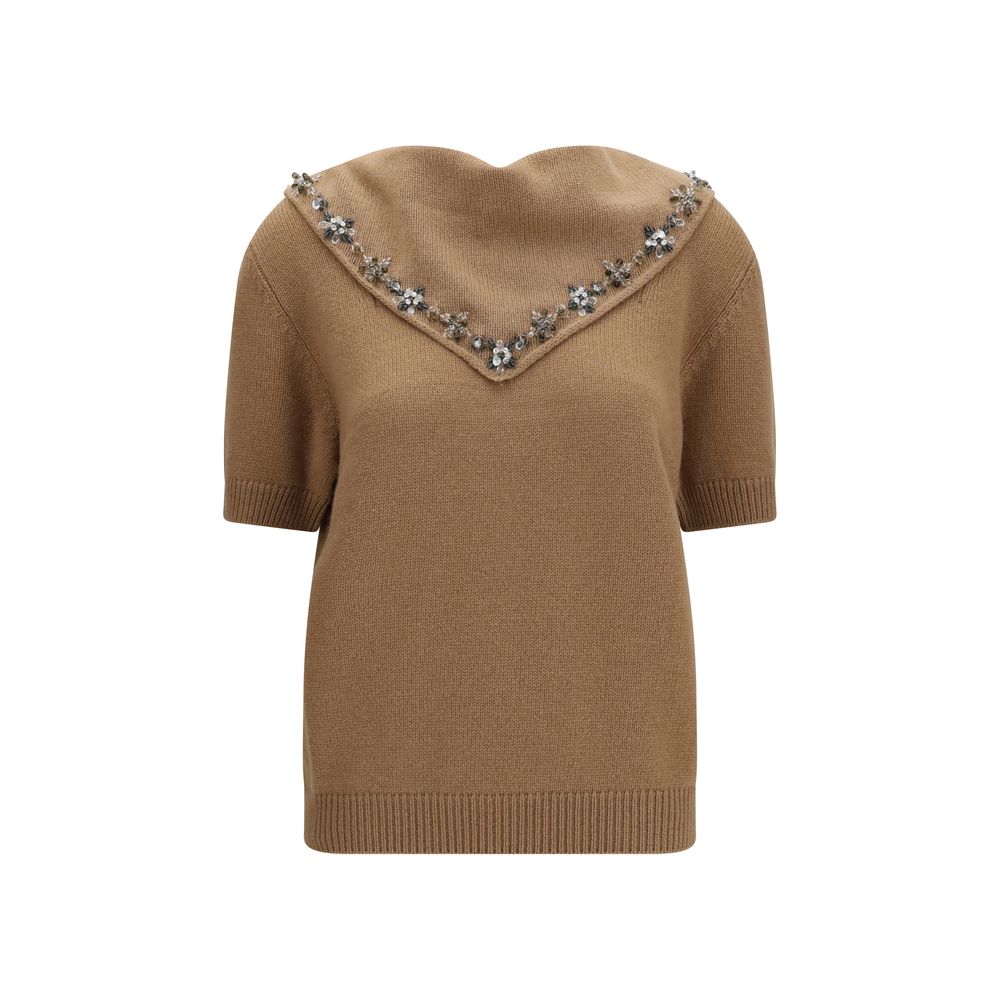 Brown Cashmere Sweatshirt