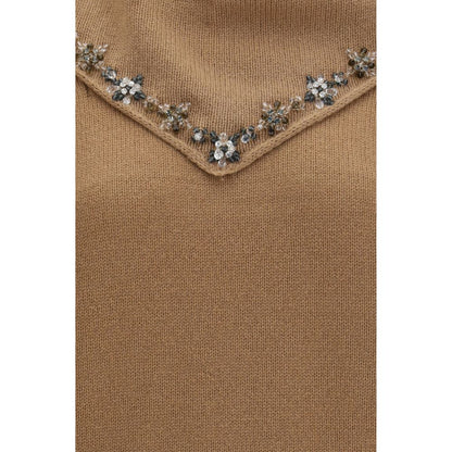 Brown Cashmere Sweatshirt