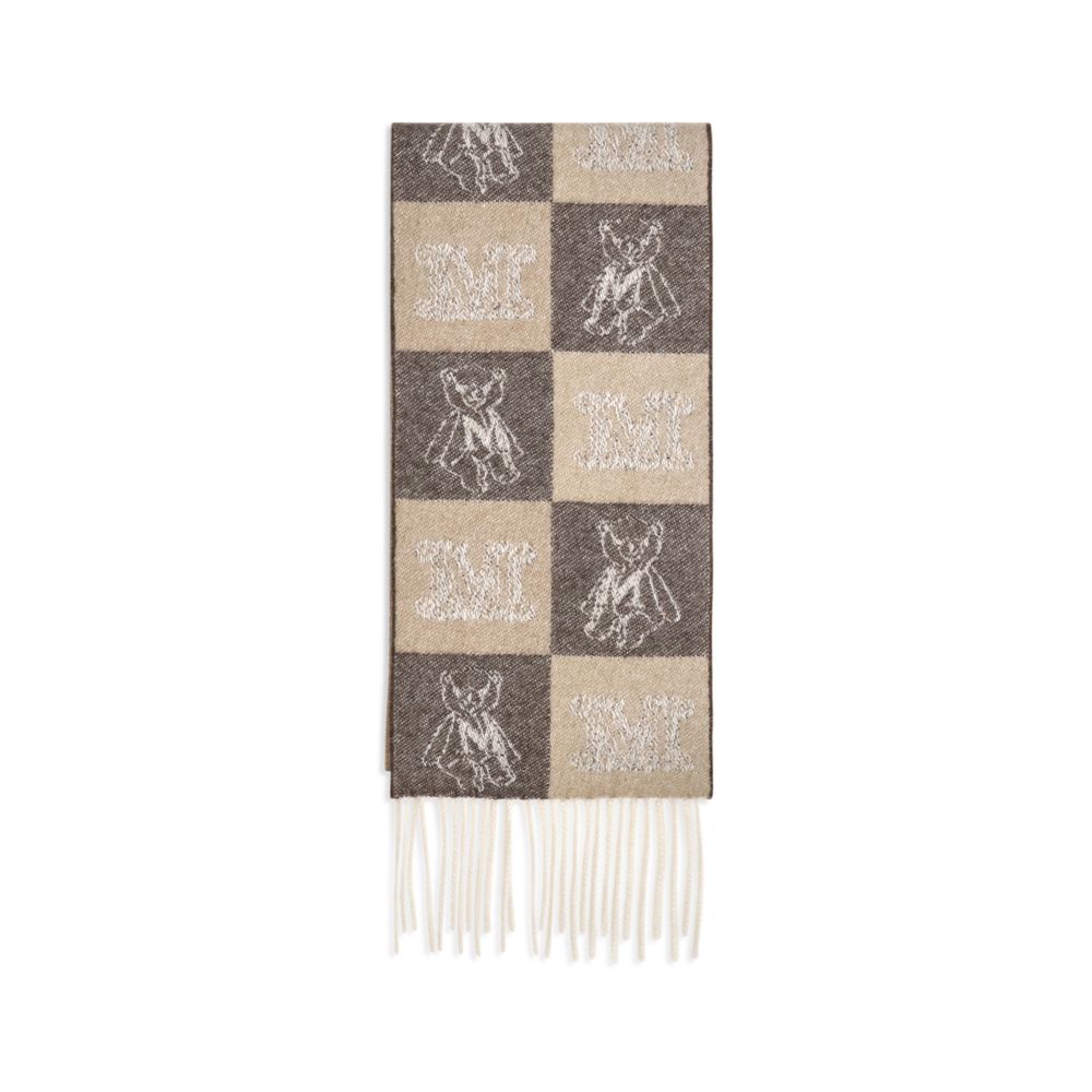 Beige Cashmere Scarf