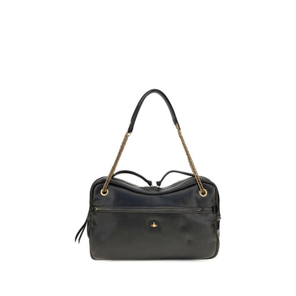 Black Calf Leather Bos Taurus Shoulder Bag