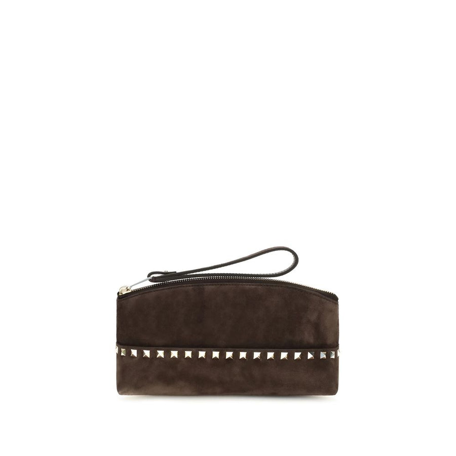 Brown Suede Leather Handbag