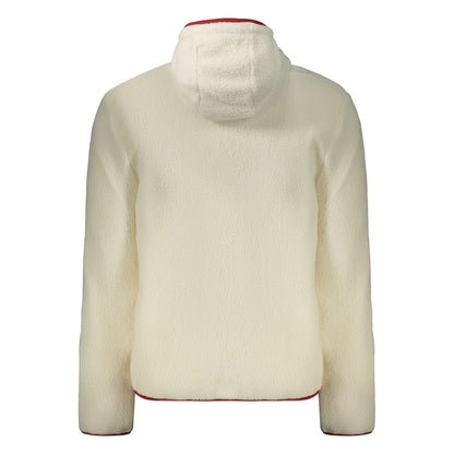 White Polyester Sweatshirt
