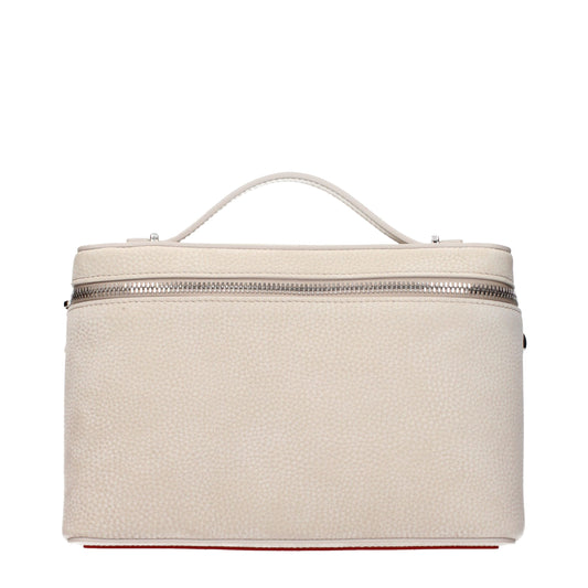 Beige Leather Handbag