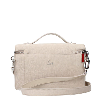 Beige Leather Handbag