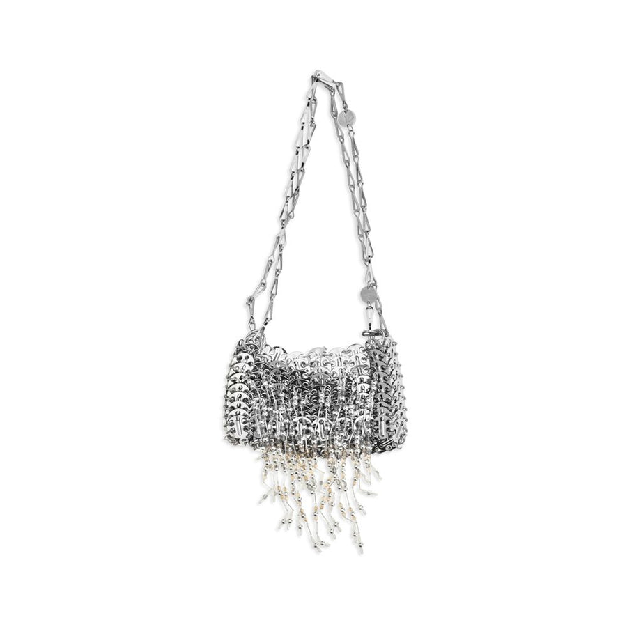 Silver Stainless Steel Shoulder Bag