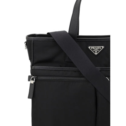 Black Nylon Shoulder Bag