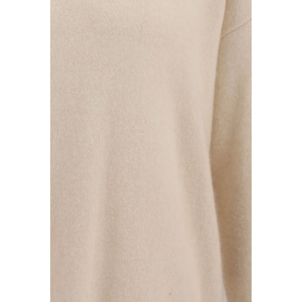 Beige Cashmere Sweatshirt