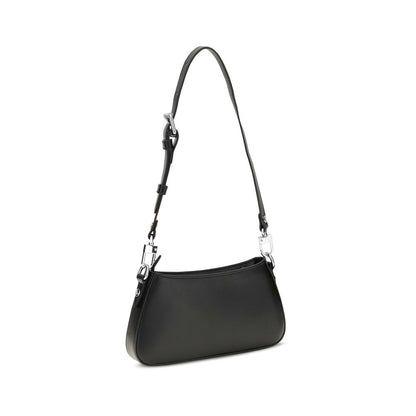 Black Calf Leather Bos Taurus Shoulder Bag
