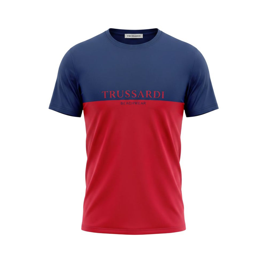 Red Cotton Men T-Shirt