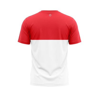 White Polyester Men T-Shirt