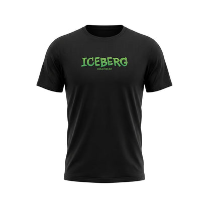 Black Cotton Men T-Shirt