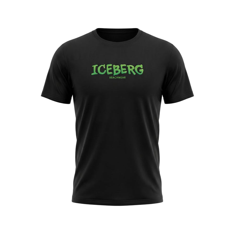 Black Cotton Men T-Shirt