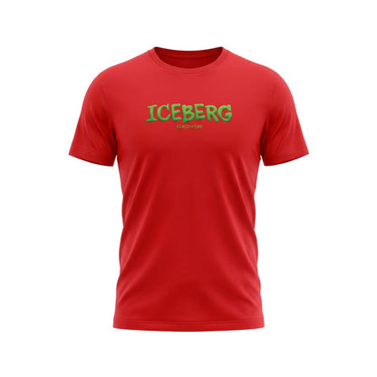 Red Cotton Men T-Shirt