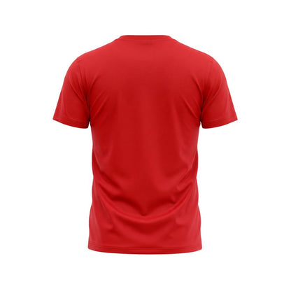 Red Cotton Men T-Shirt