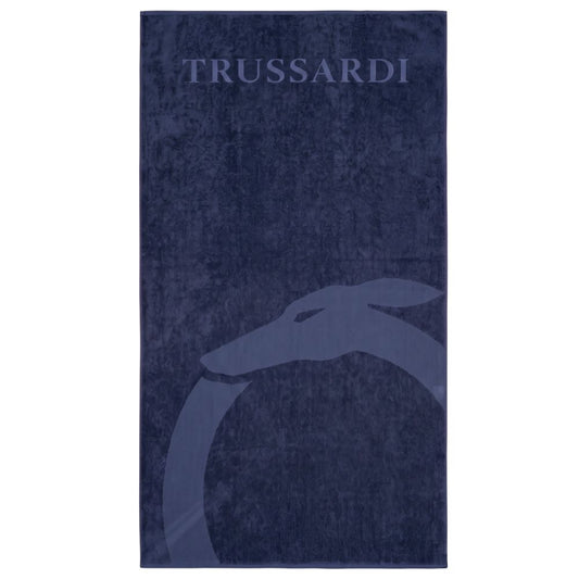 Blue Cotton Men's Beach Towel