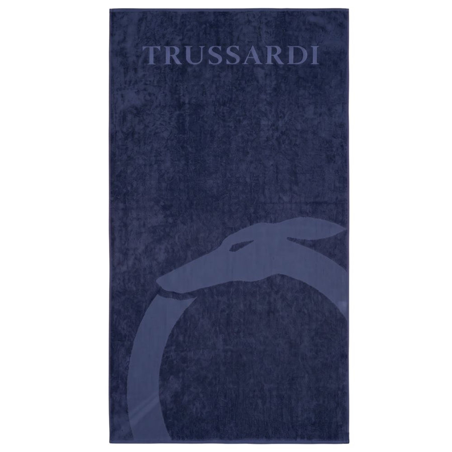Blue Cotton Men's Beach Towel