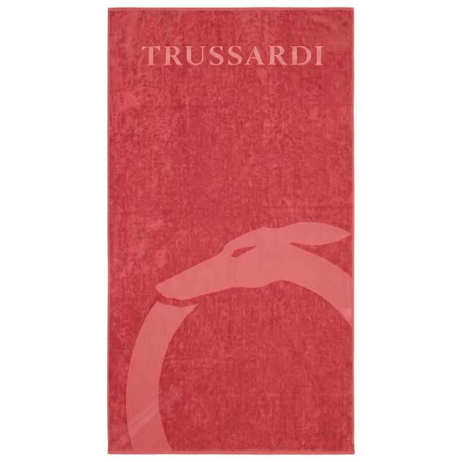 Red Cotton Men Swim Towel