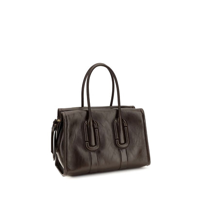 Brown Calf Leather Bos Taurus Handbag
