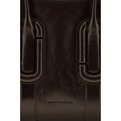 Brown Calf Leather Bos Taurus Handbag