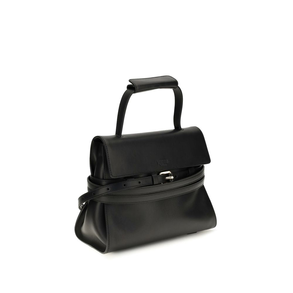 Black Calf Leather Bos Taurus Shoulder Bag
