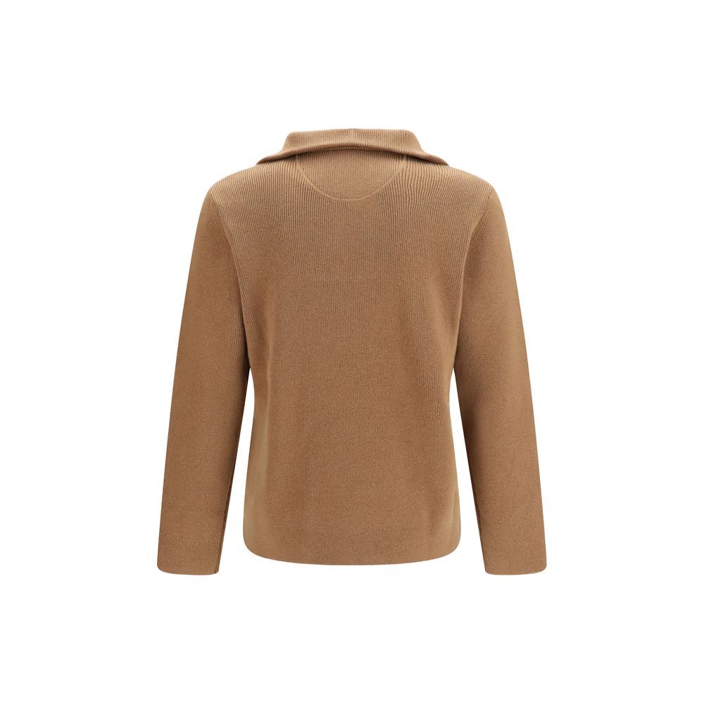 Brown Wool Oves Aries Sweatshirt