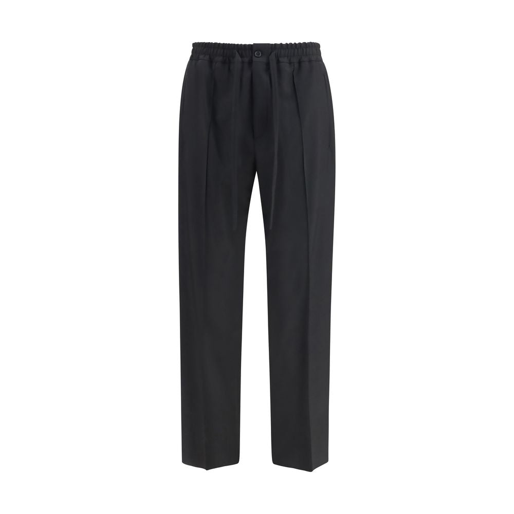 Black Wool Oves Aries Chino Pants