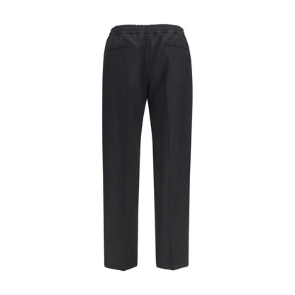 Black Wool Oves Aries Chino Pants