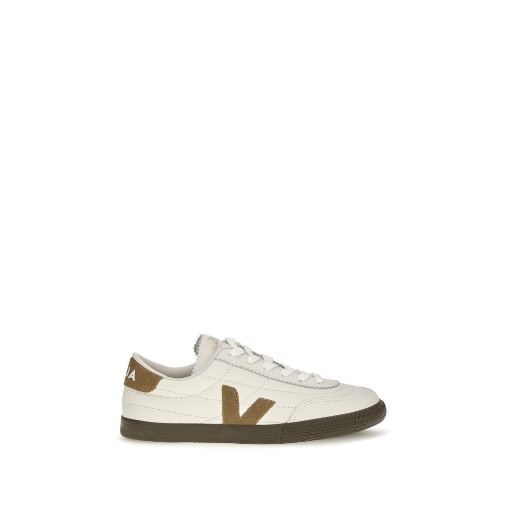 White Calf Leather Bos Taurus Low Top Sneakers
