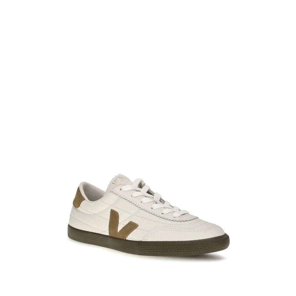 White Calf Leather Bos Taurus Low Top Sneakers