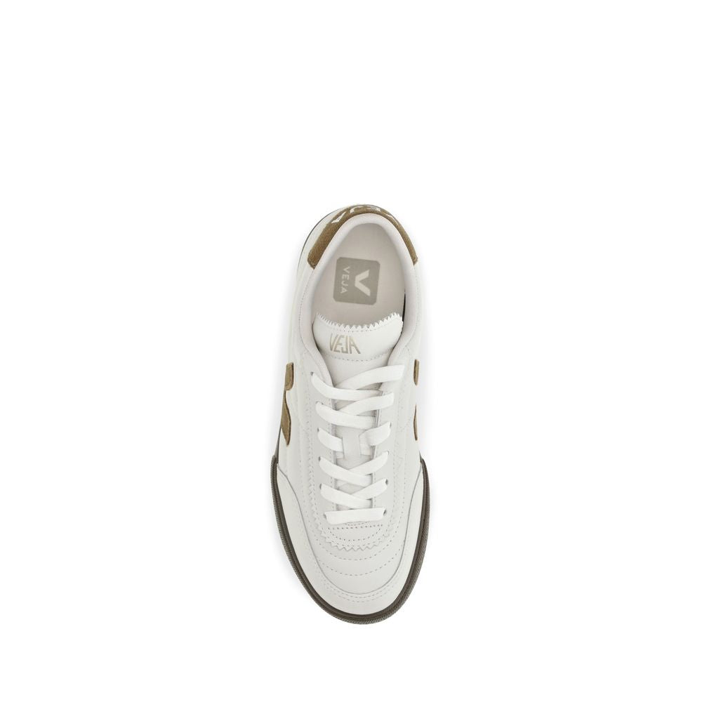 White Calf Leather Bos Taurus Low Top Sneakers