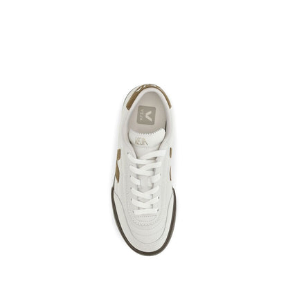 White Calf Leather Bos Taurus Low Top Sneakers