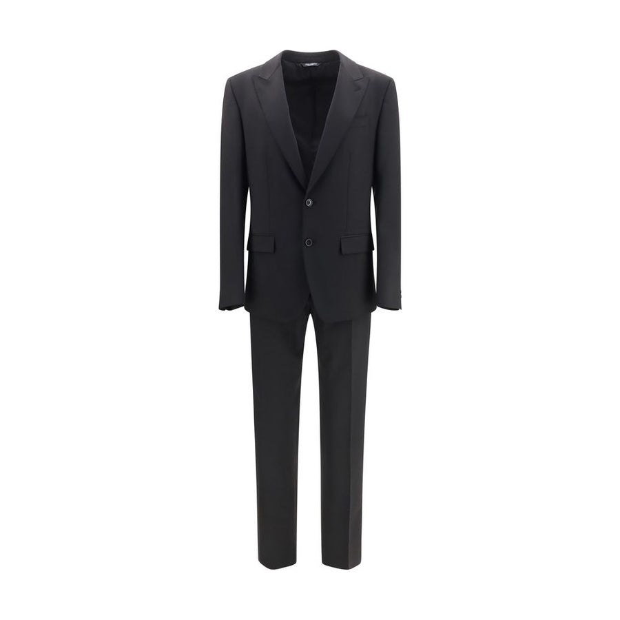 Black Wool Oves Aries Two-Piece Suit