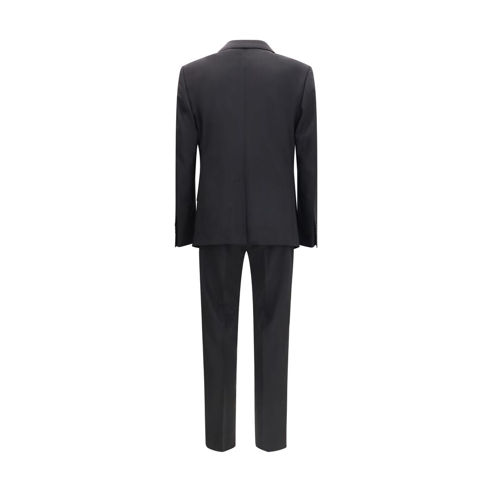 Black Wool Oves Aries Two-Piece Suit
