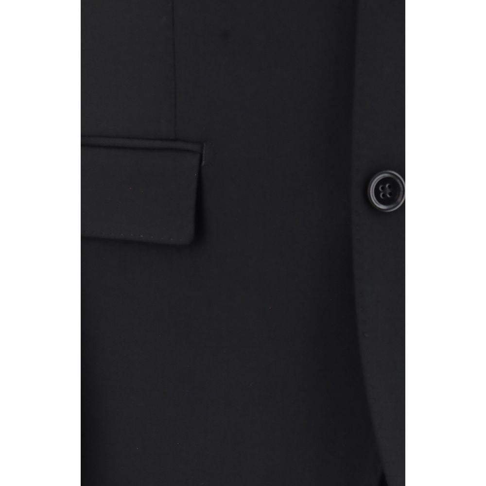 Black Wool Oves Aries Two-Piece Suit