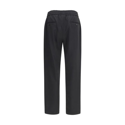 Black Wool Oves Aries Joggers (Workout Pants)