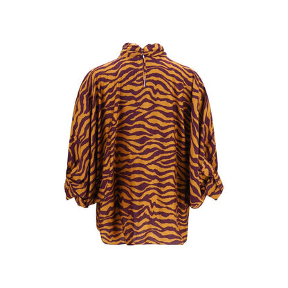 Orange Viscose Blouse